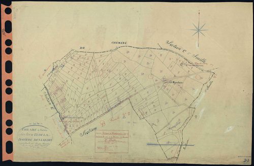 Saint-Hilaire-de-Chaléons - Section D3 Davière des Landes (section de La) . 470-662