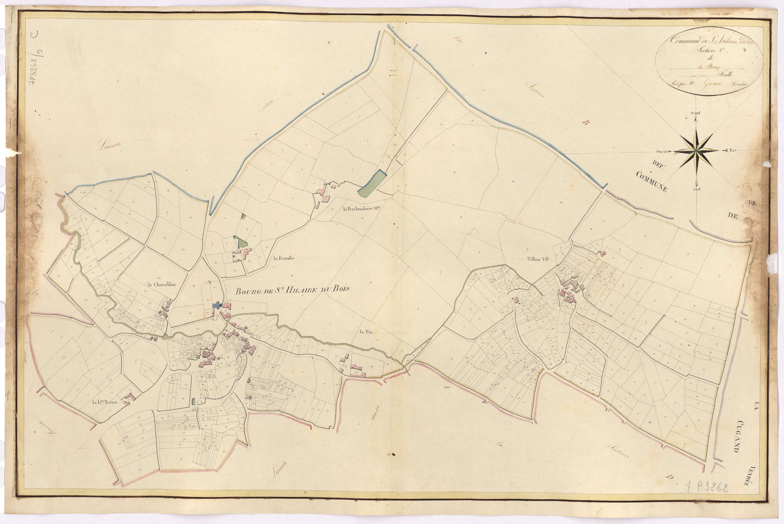 Saint-Hilaire-de-Clisson - Section C Bourg (section du)