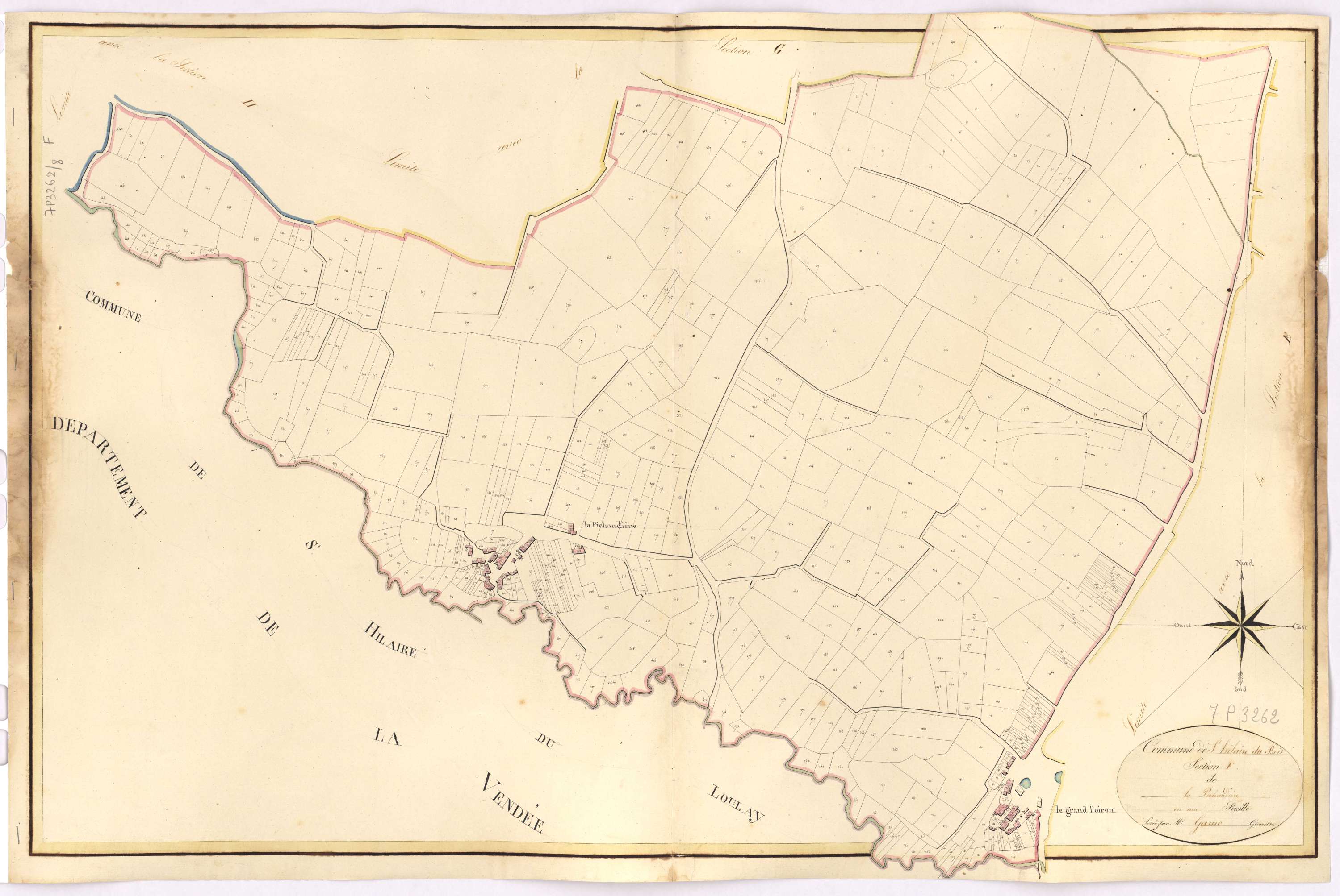 Saint-Hilaire-de-Clisson - Section F Pichaudière (section de La)