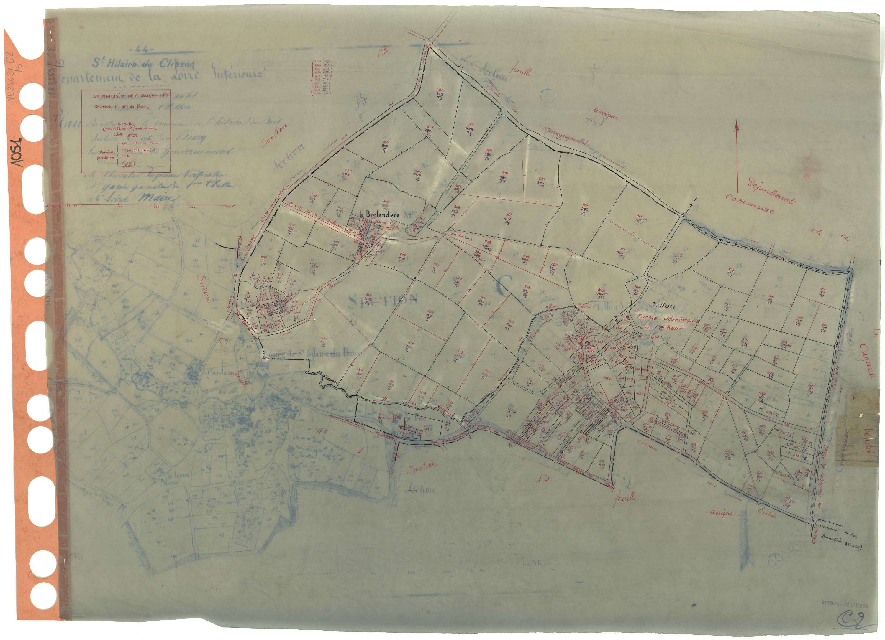 Saint-Hilaire-de-Clisson - Section C2 Bourg (section du) . 384-670