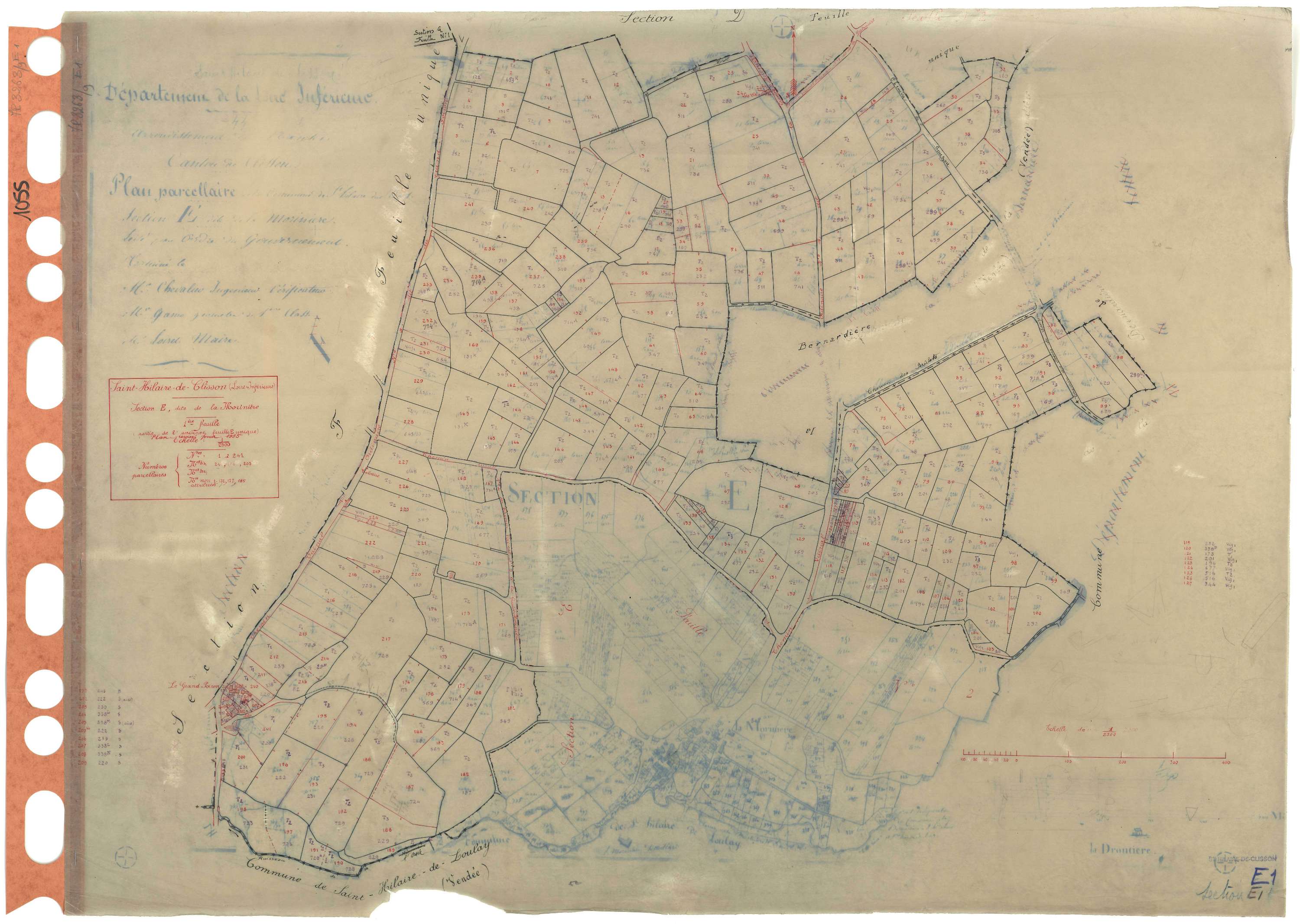 Saint-Hilaire-de-Clisson - Section E1 Morinière (section de La) . 1-241