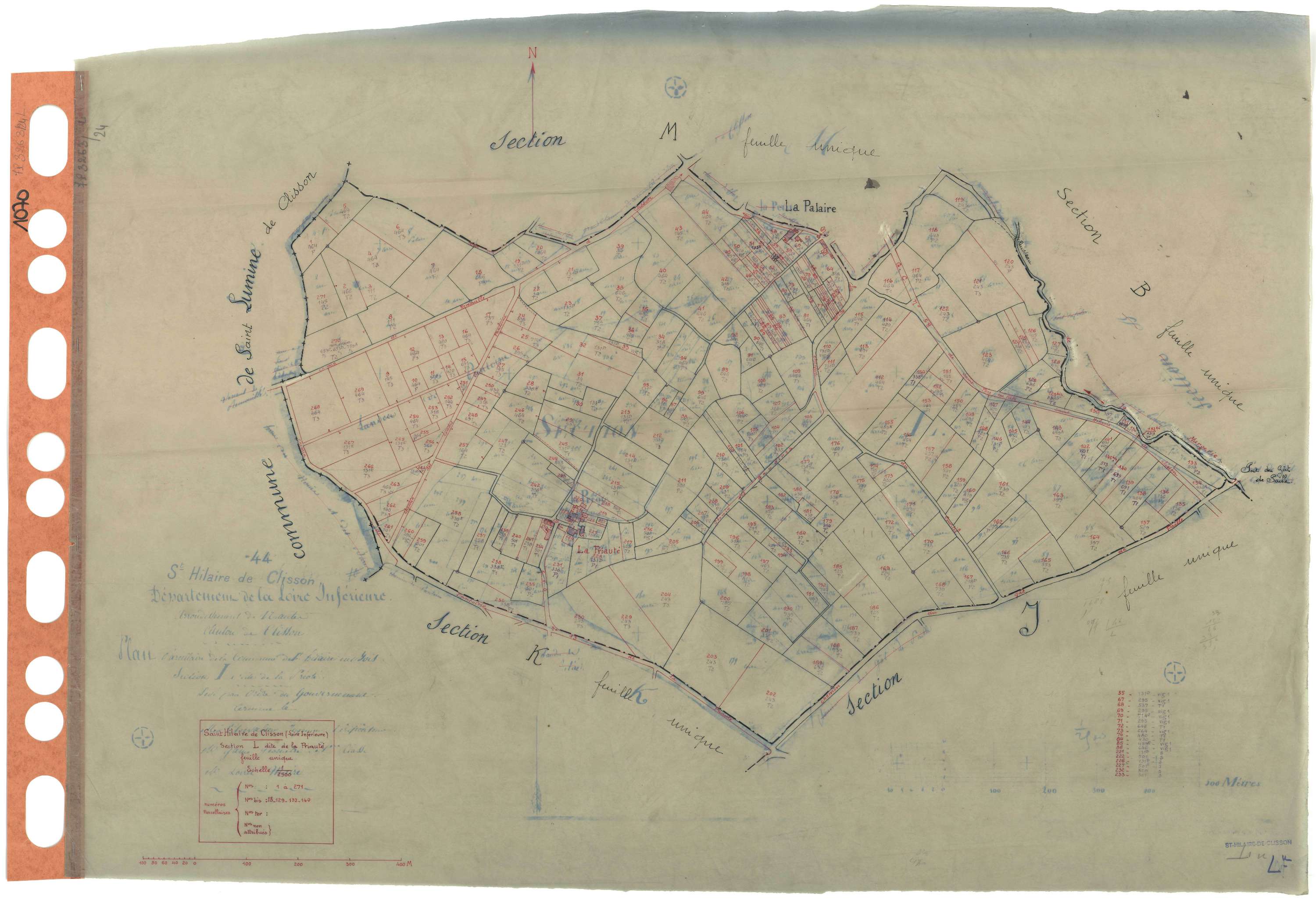 Saint-Hilaire-de-Clisson - Section L Priauté (section de La) . 1-271