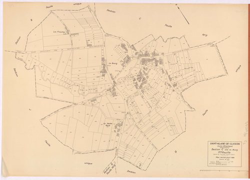Saint-Hilaire-de-Clisson - Section C1 Bourg (section du) ; 1-383