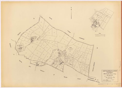 Saint-Hilaire-de-Clisson - Section C2 Bourg (section du) ; 384-670