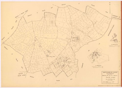 Saint-Hilaire-de-Clisson - Section D Dabinière (section de La) ; 1-557