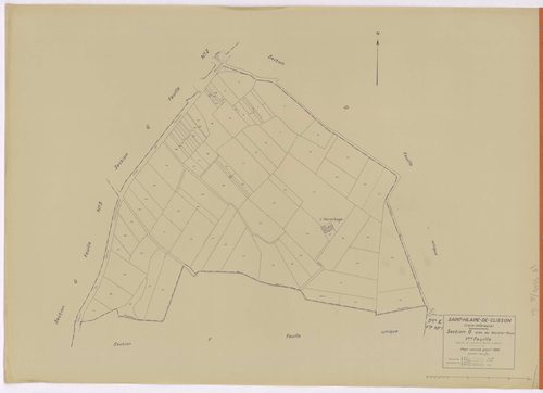 Saint-Hilaire-de-Clisson - Section G1 Mortier-Roux (section du) ; 1-88