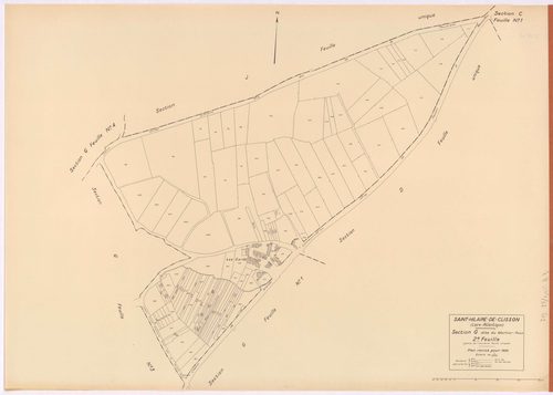 Saint-Hilaire-de-Clisson - Section G2 Mortier-Roux (section du) ; 89-233