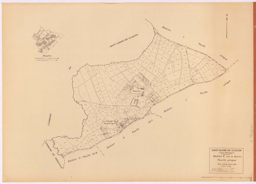 Saint-Hilaire-de-Clisson - Section K Beaulieu (section de) ; 1-378