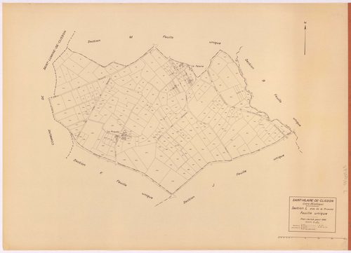 Saint-Hilaire-de-Clisson - Section L Priauté (section de La) ; 1-271