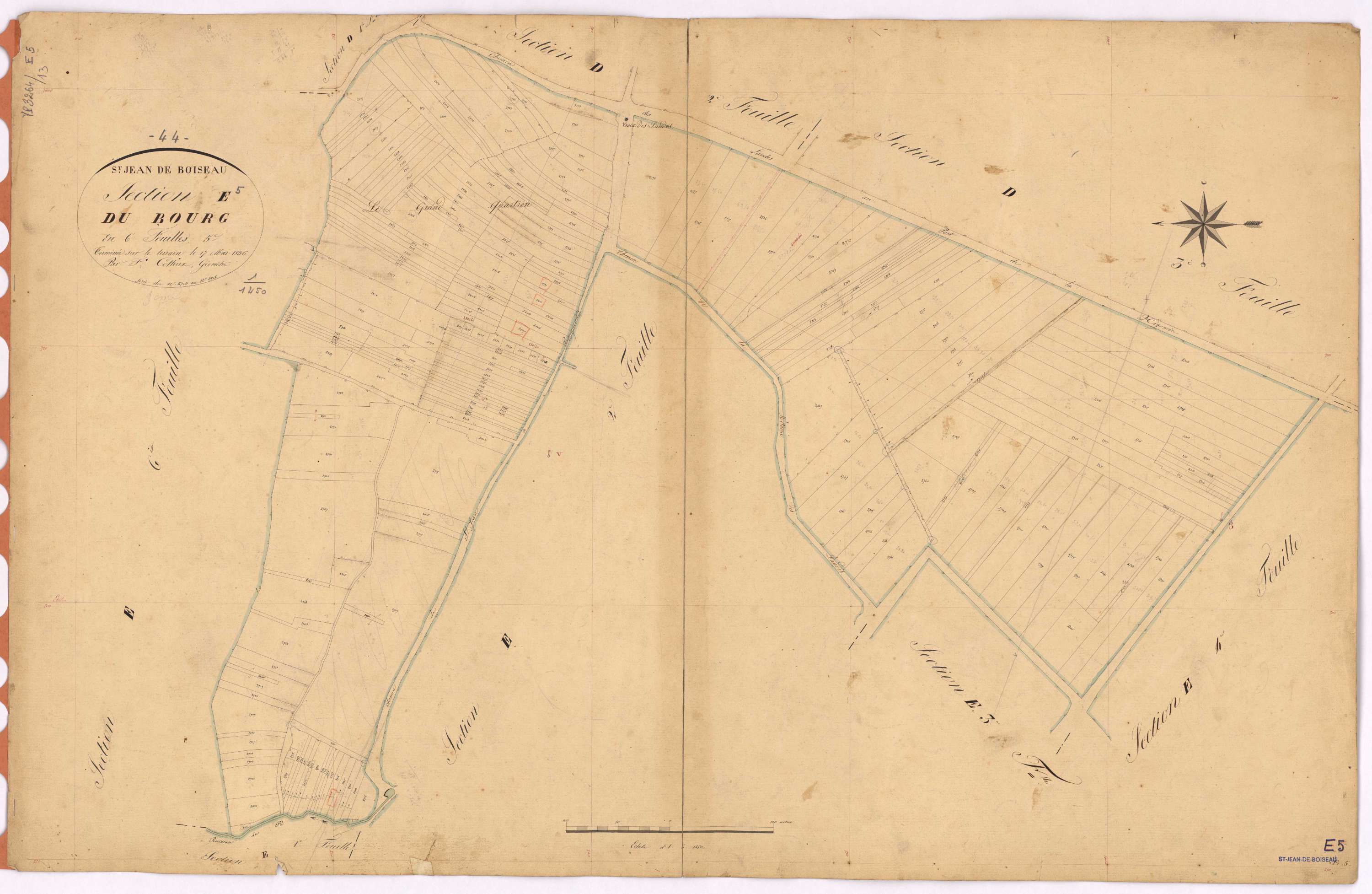 Saint-Jean-de-Boiseau - Section E5 Bourg (section du) ; 2703-2952