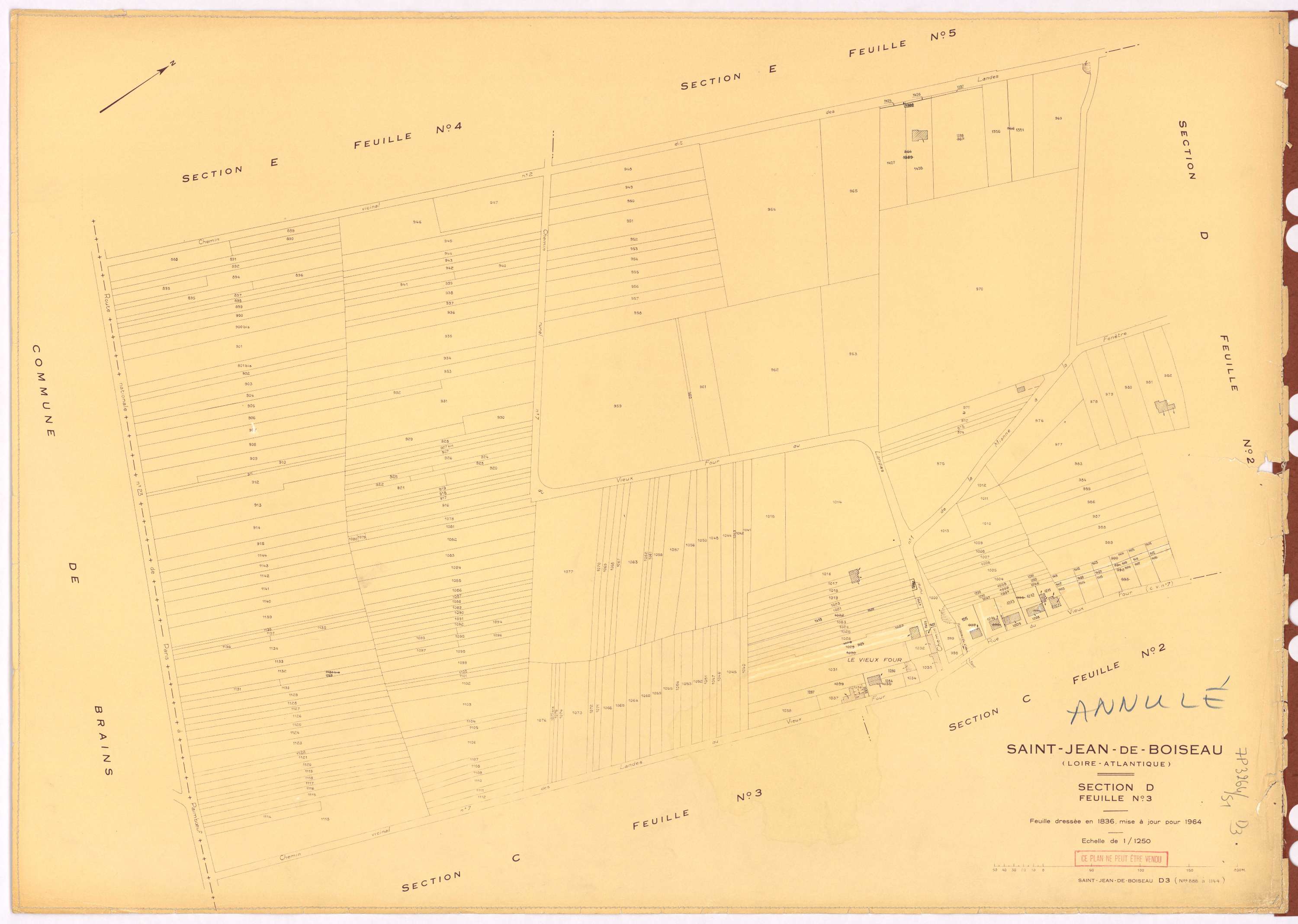 Saint-Jean-de-Boiseau - Section D3 888-1144