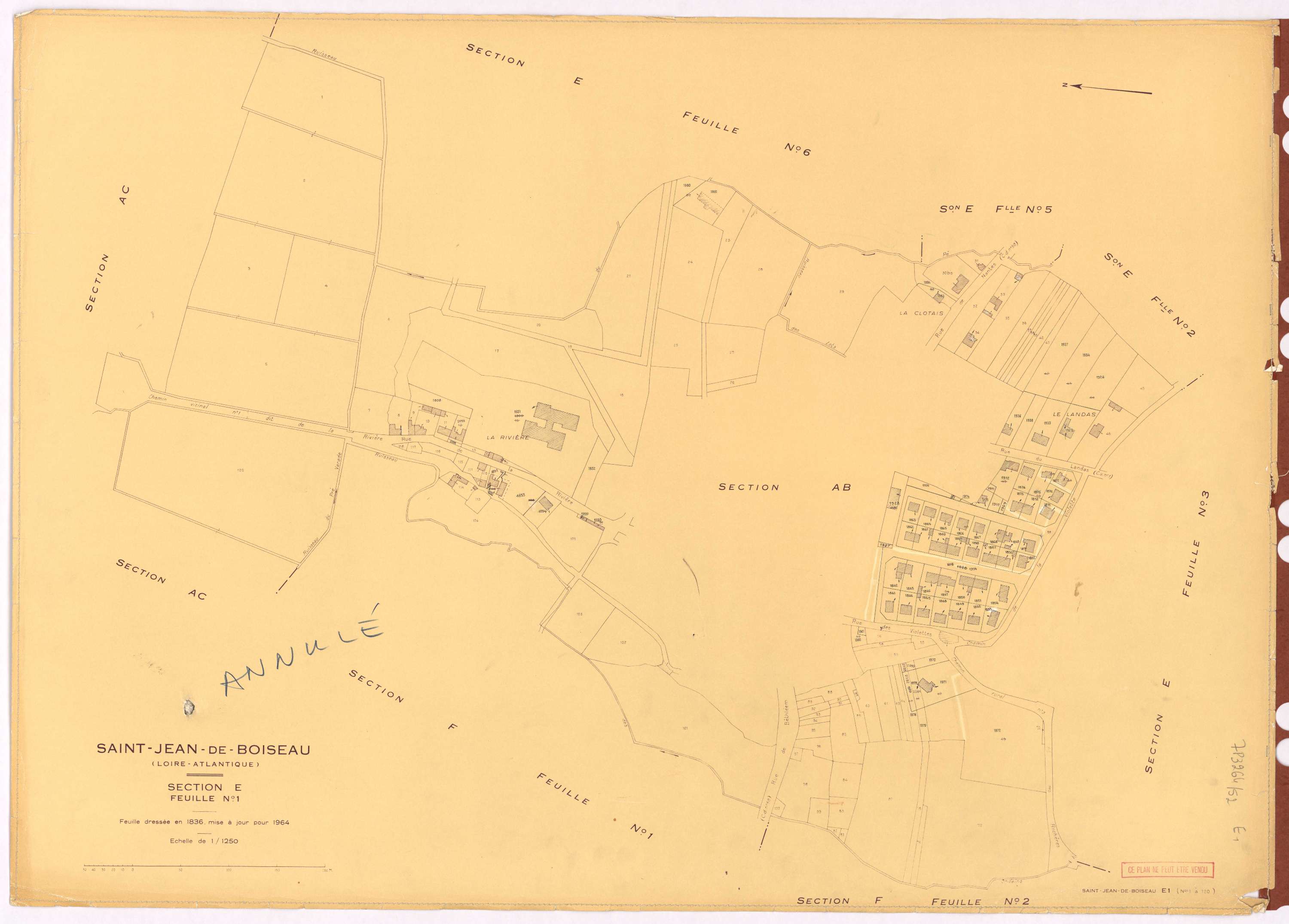 Saint-Jean-de-Boiseau - Section E1 1-120