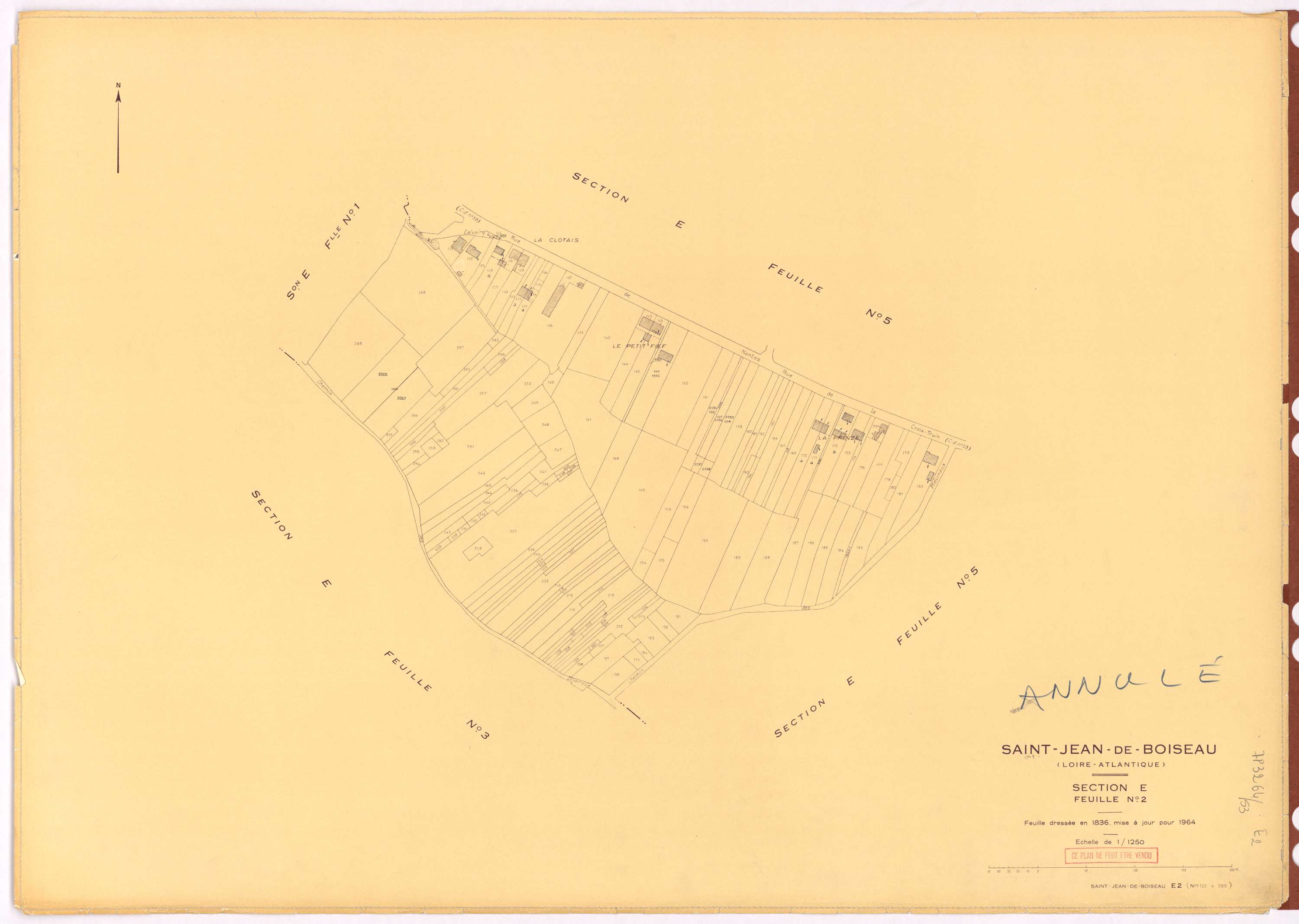 Saint-Jean-de-Boiseau - Section E2 121-269
