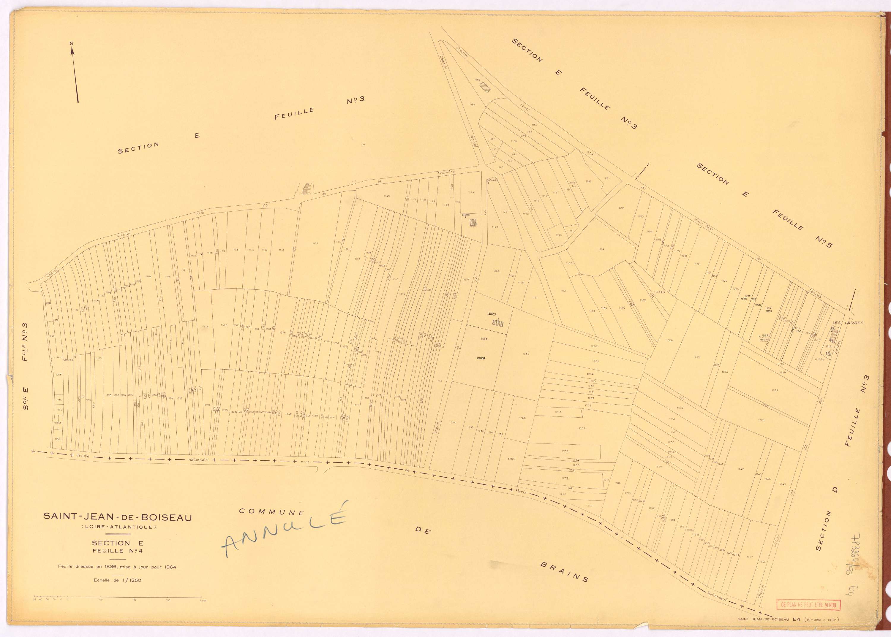 Saint-Jean-de-Boiseau - Section E4 1090-1402