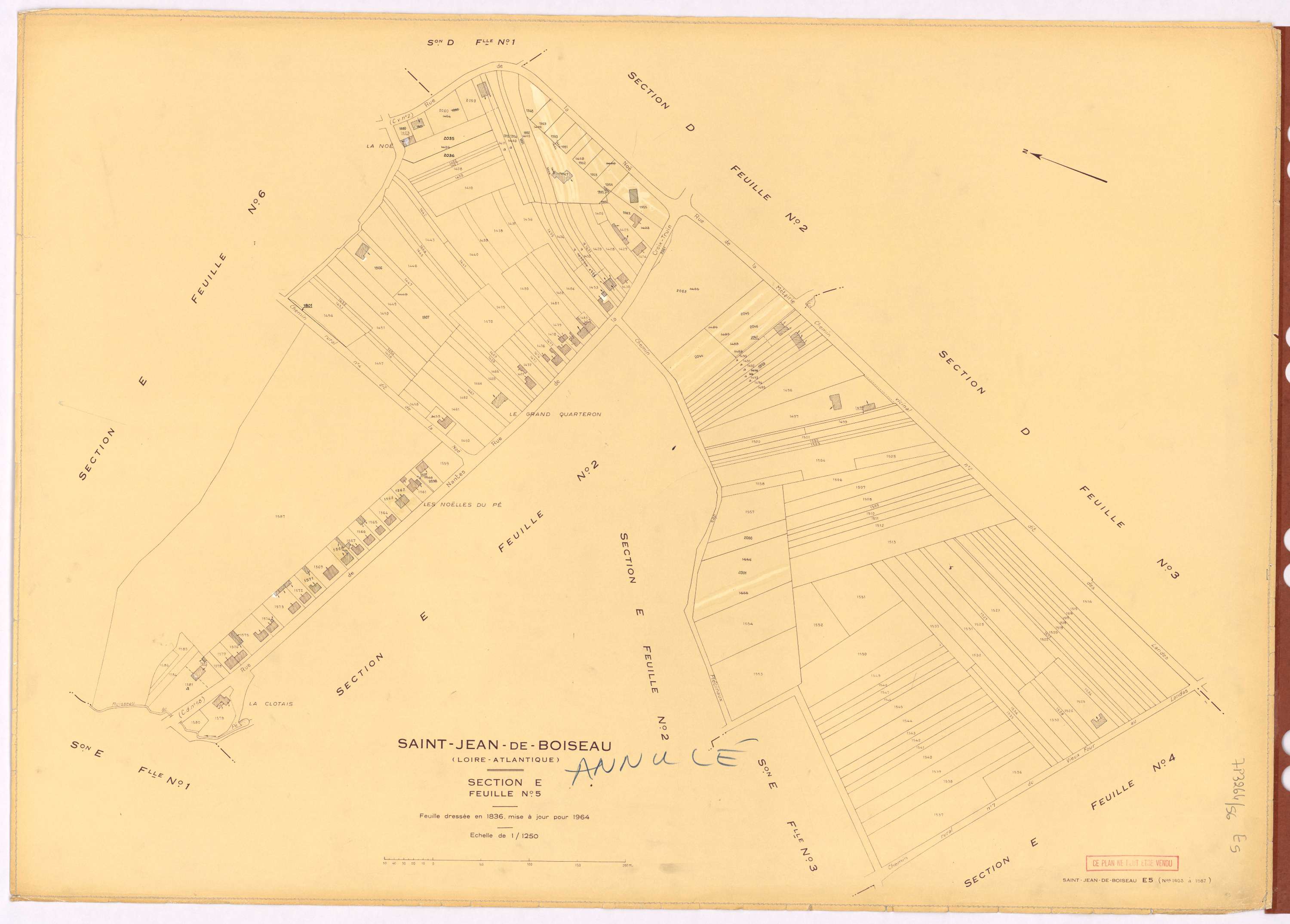 Saint-Jean-de-Boiseau - Section E5 1403-1587