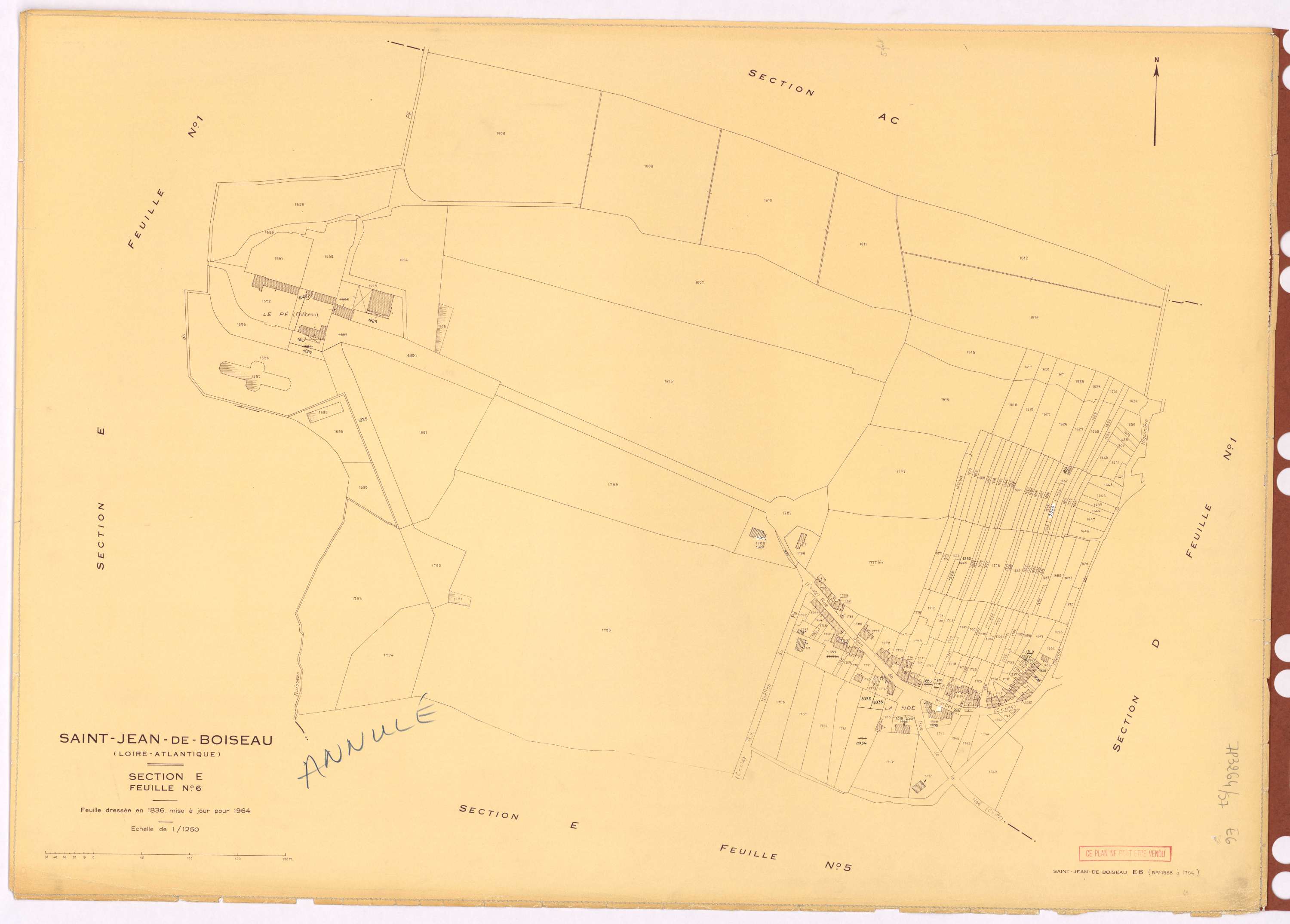 Saint-Jean-de-Boiseau - Section E6 1588-1794