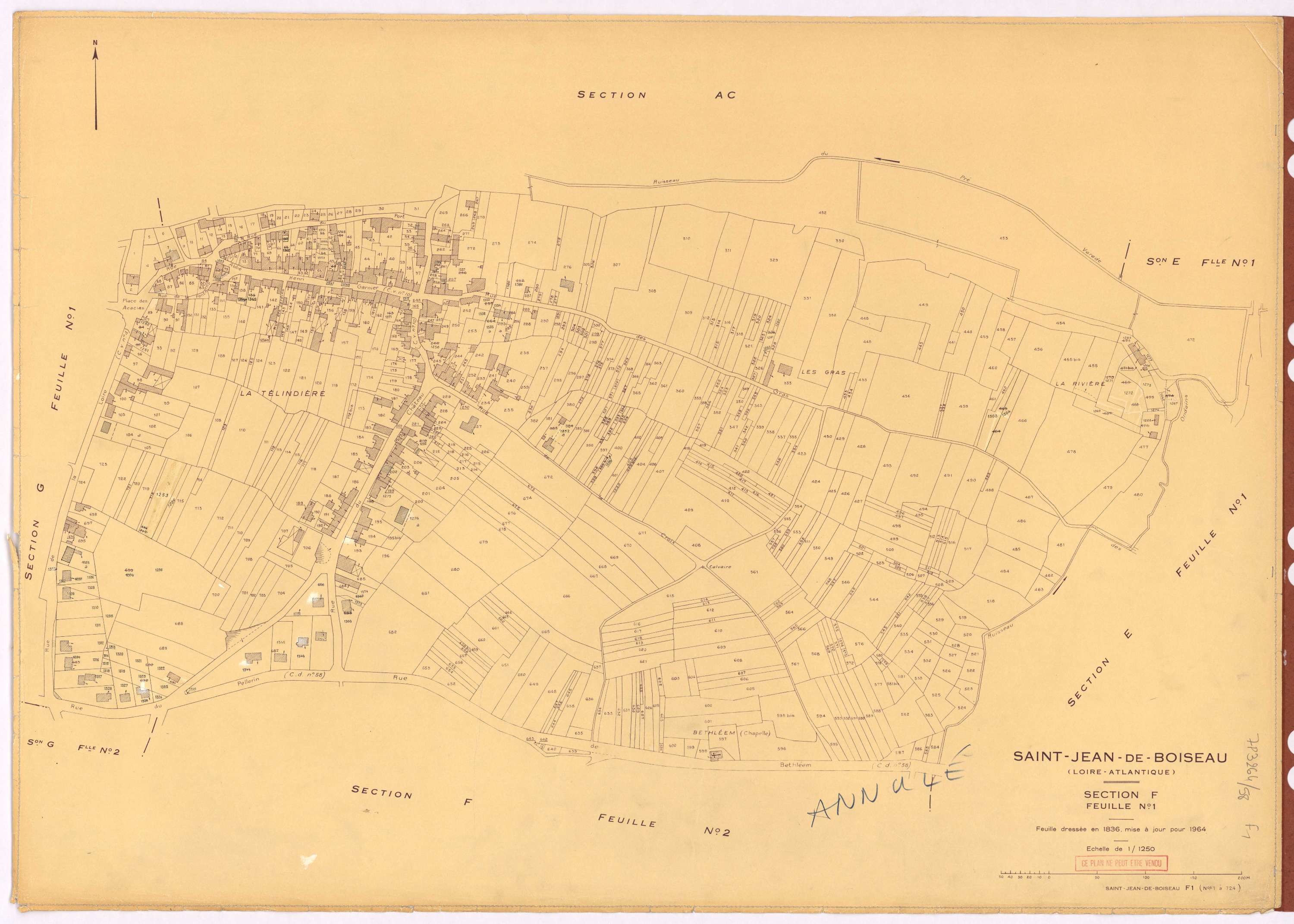 Saint-Jean-de-Boiseau - Section F1 1-724