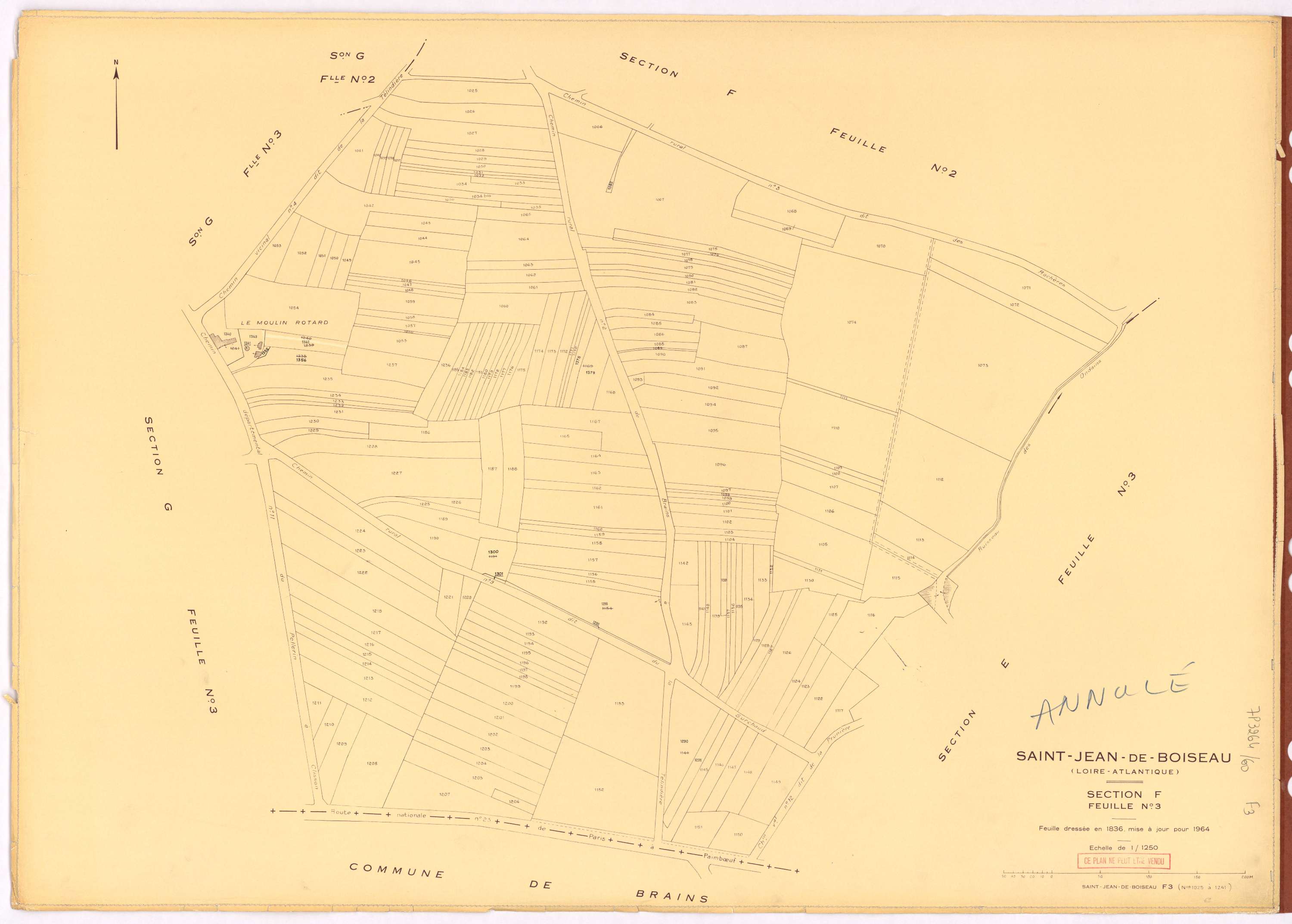 Saint-Jean-de-Boiseau - Section F3 1025-1241