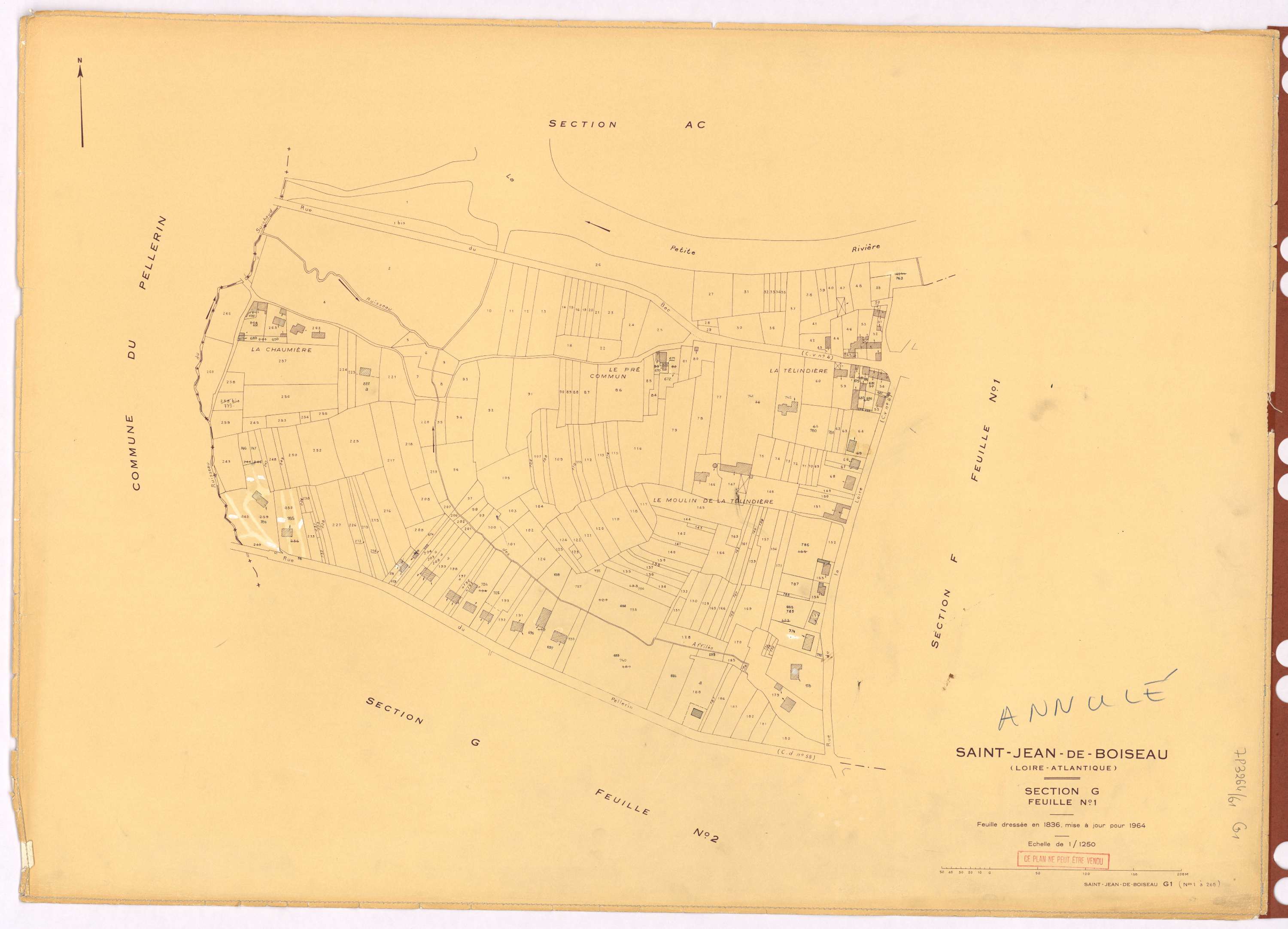 Saint-Jean-de-Boiseau - Section G1 1-265