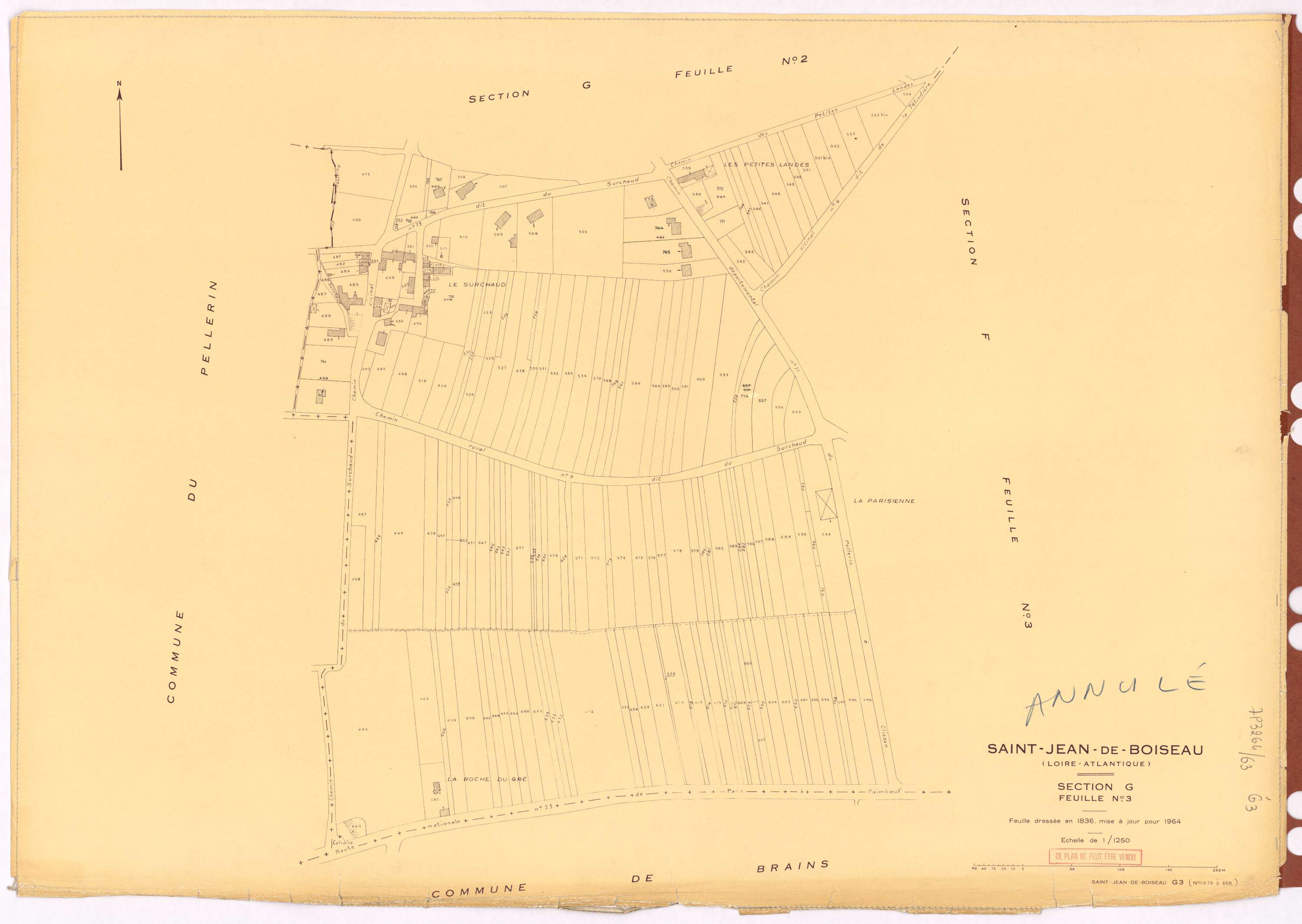 Saint-Jean-de-Boiseau - Section G3 479-668