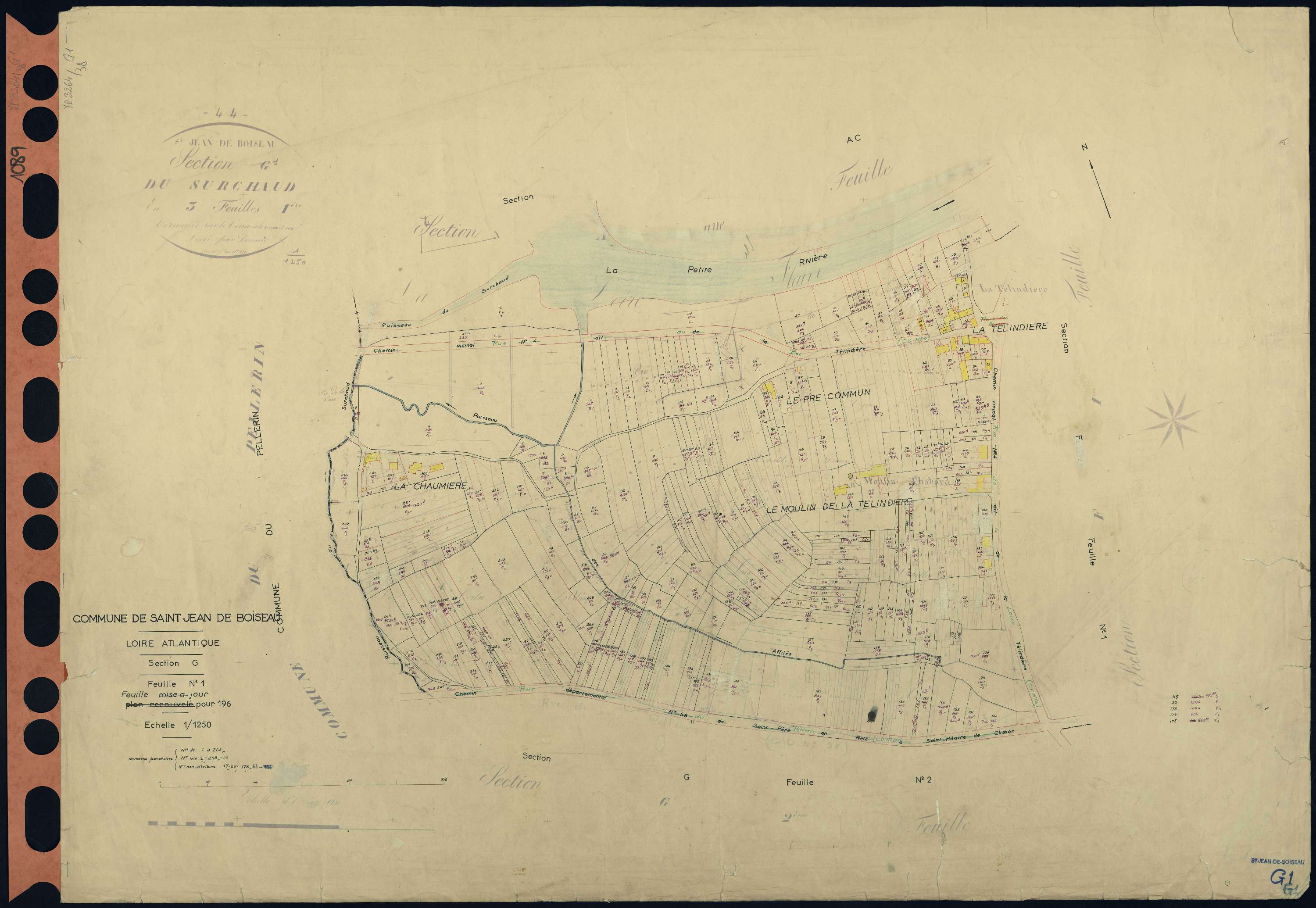Saint-Jean-de-Boiseau - Section G1 1-265