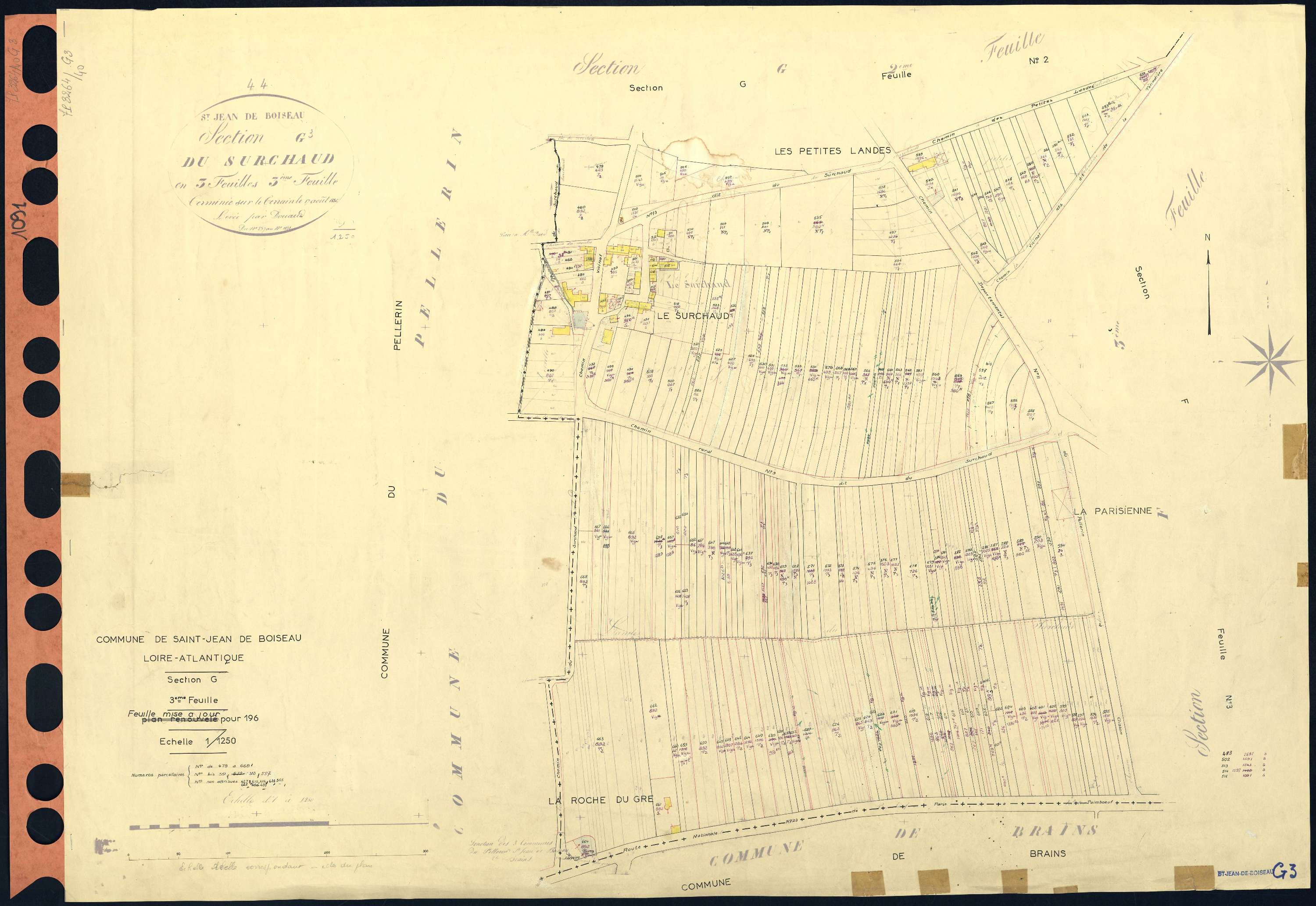 Saint-Jean-de-Boiseau - Section G3 479-668