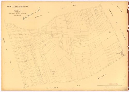 Saint-Jean-de-Boiseau - Section C3 1192-1490