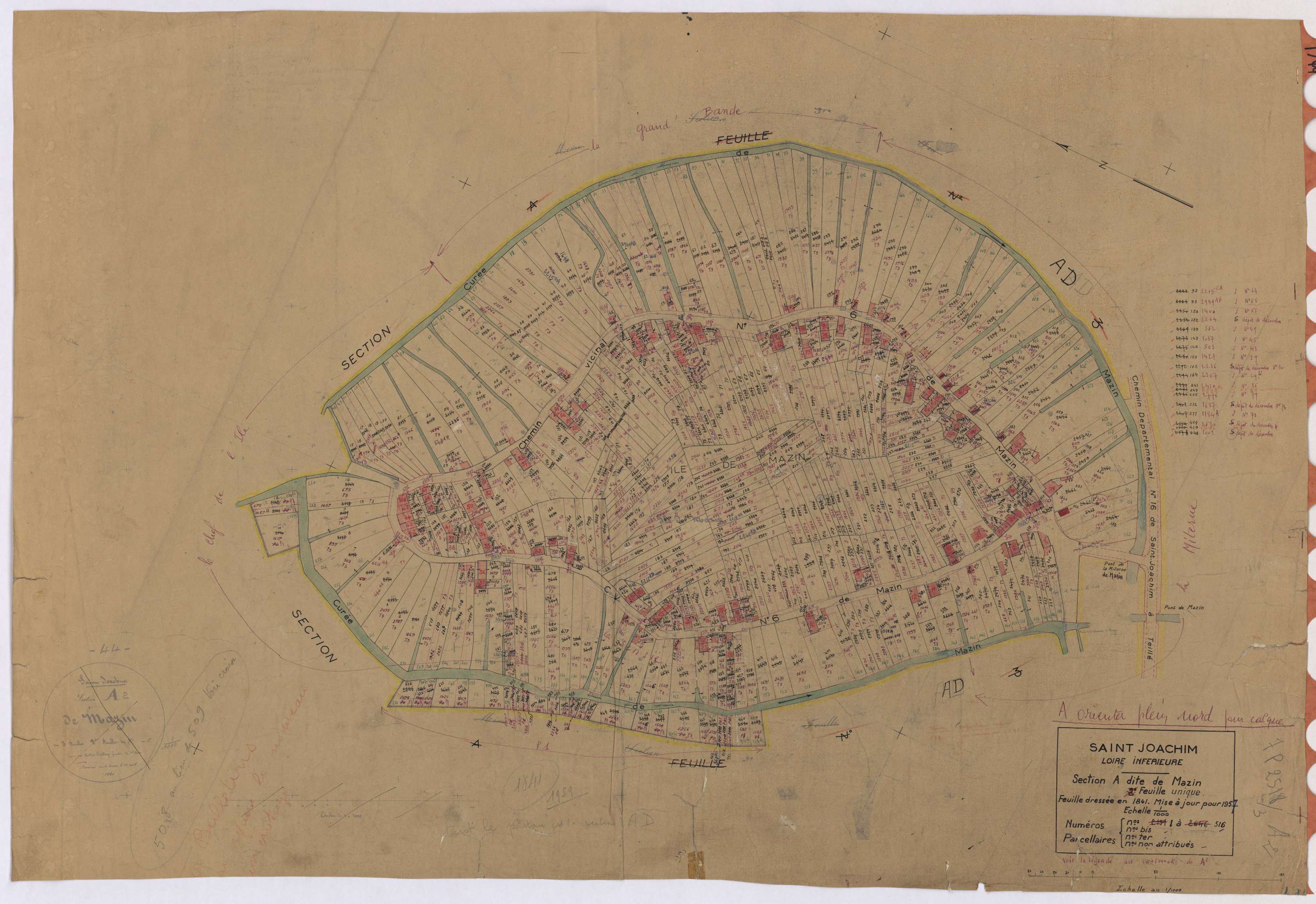 Saint-Joachim - Section A2 Mazin(section de) ; 2131-2646