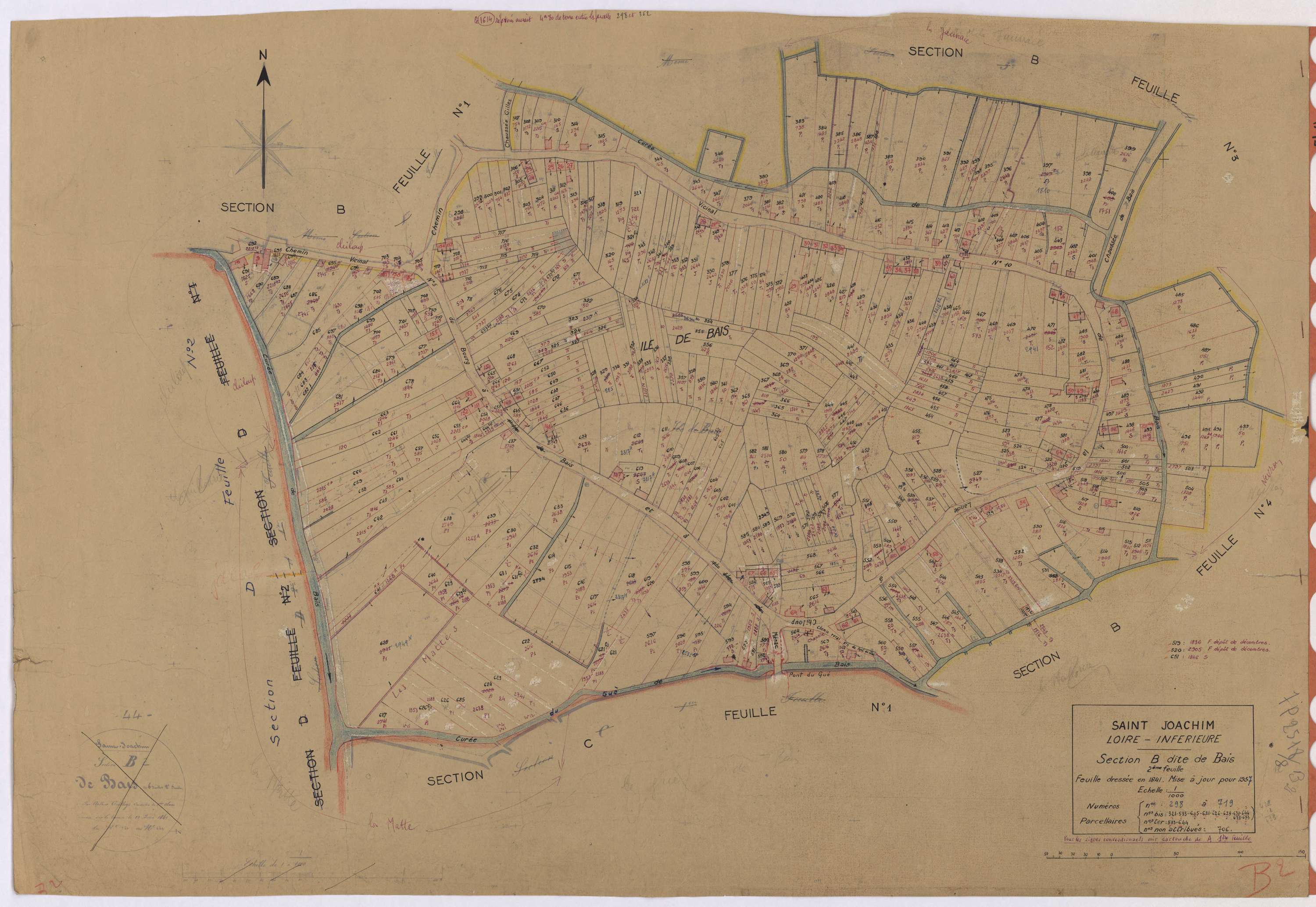Saint-Joachim - Section B2 Bais (section de) ; 298-719