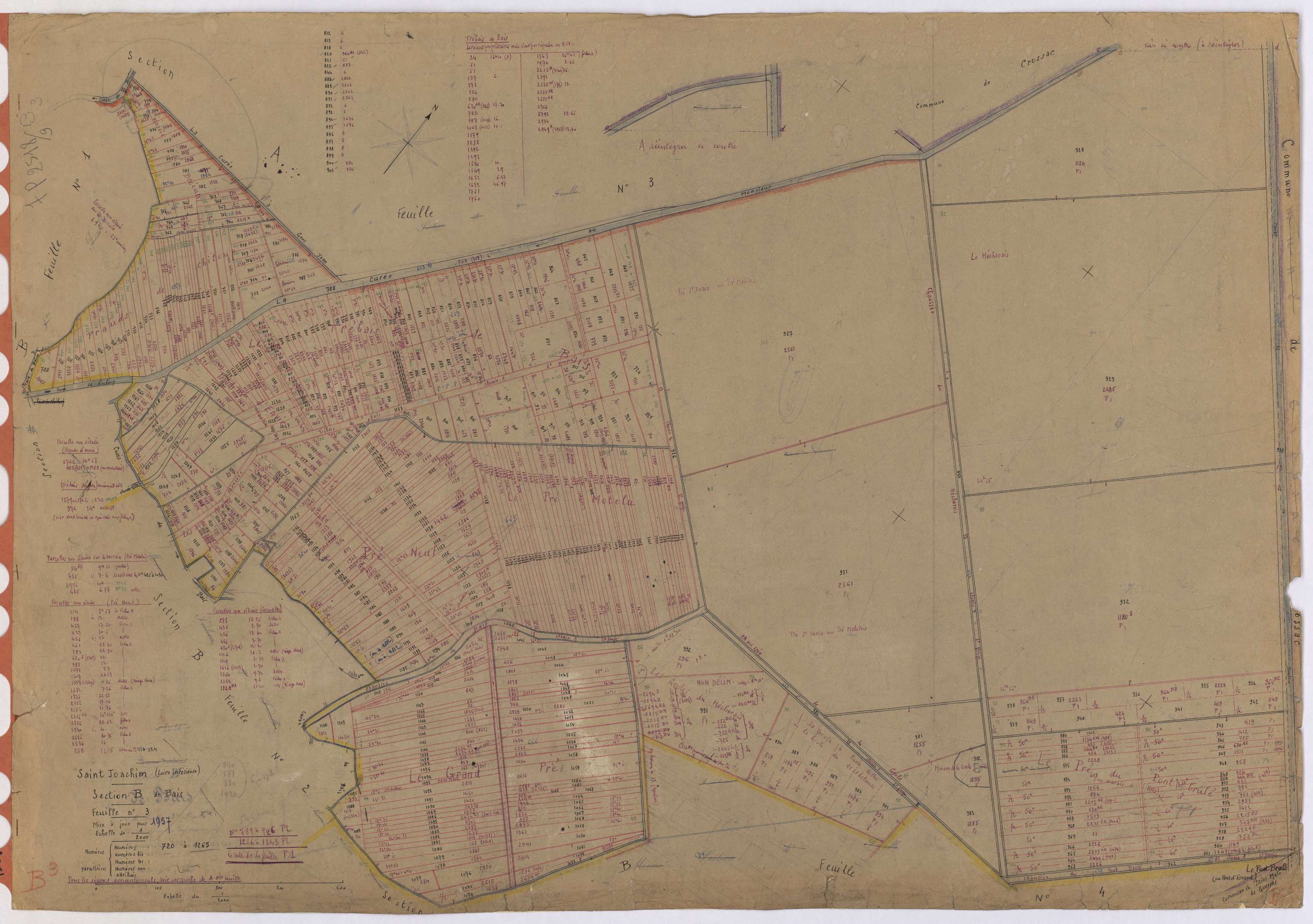 Saint-Joachim - Section B3 Bais (section de) ; 720-1265