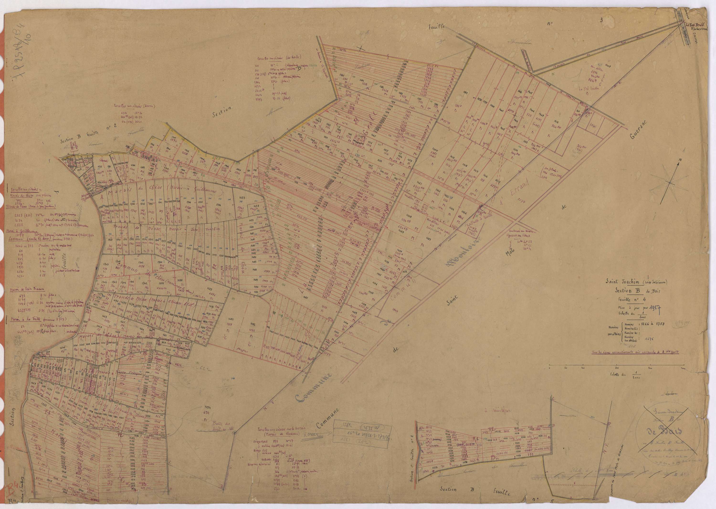 Saint-Joachim - Section B4 Bais (section de) ; 1266-1759