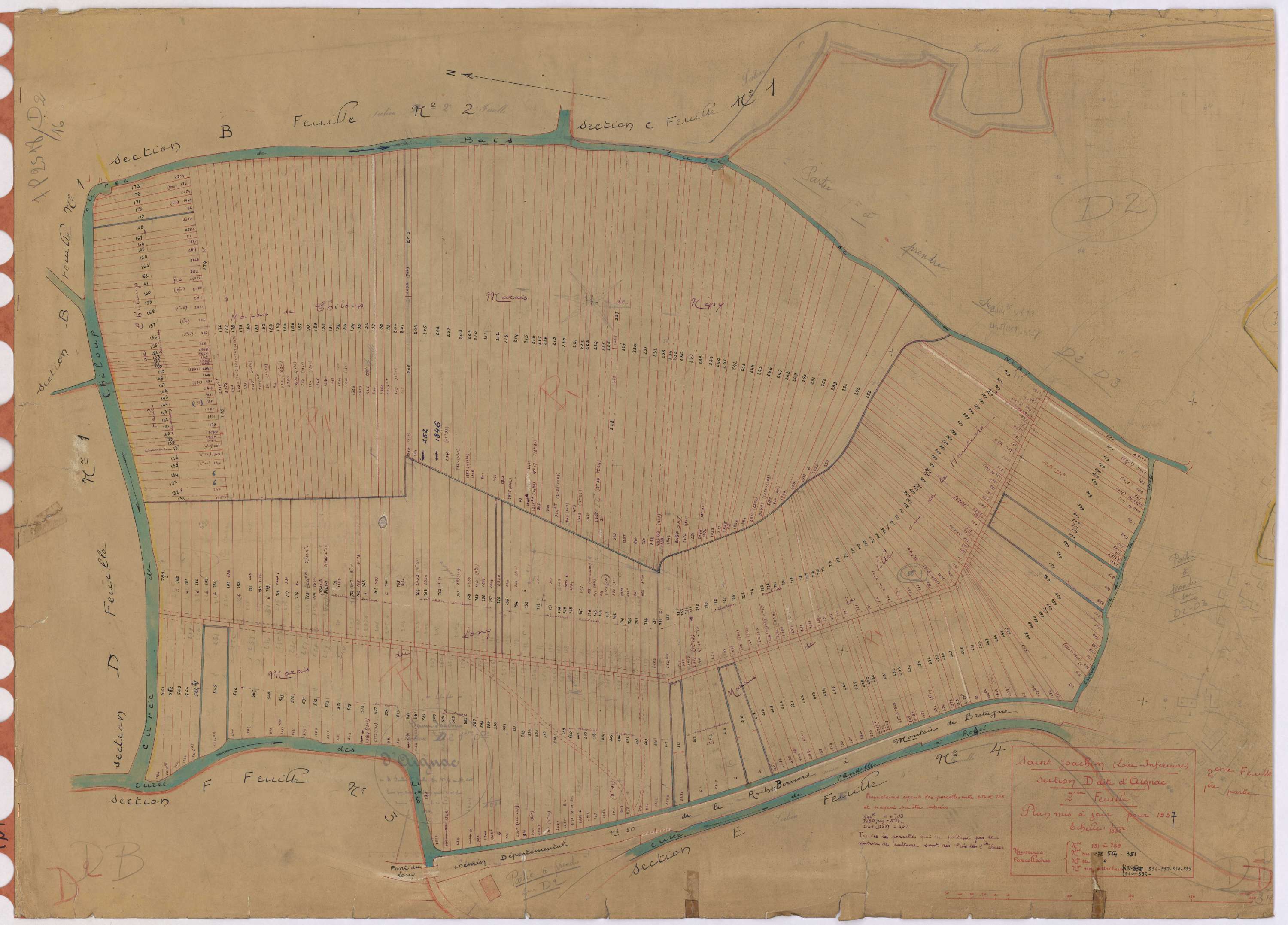 Saint-Joachim - Section D2 Aignac (section d') ; 131-789