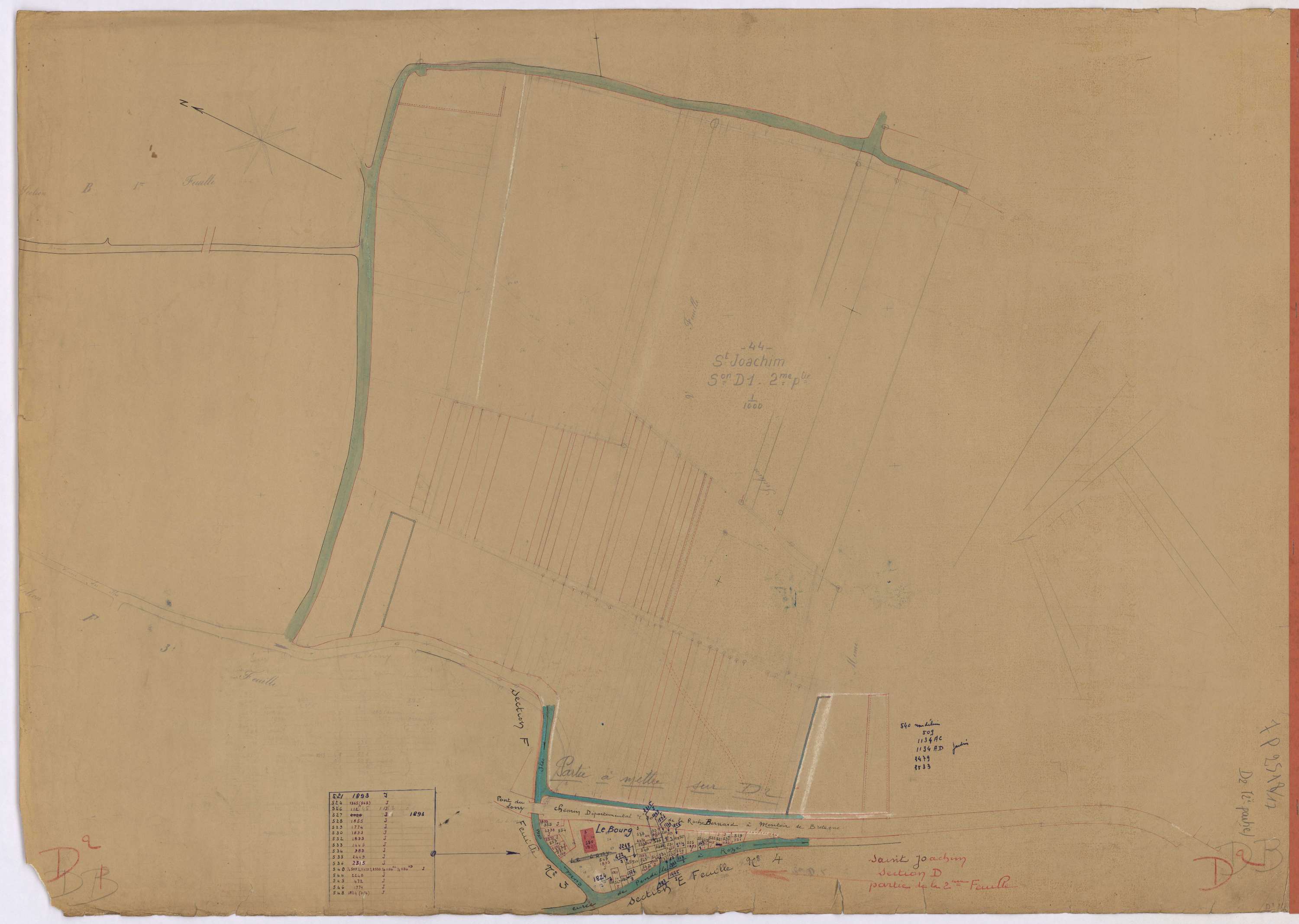Saint-Joachim - Section D2 Aignac (section d') ; 131-789