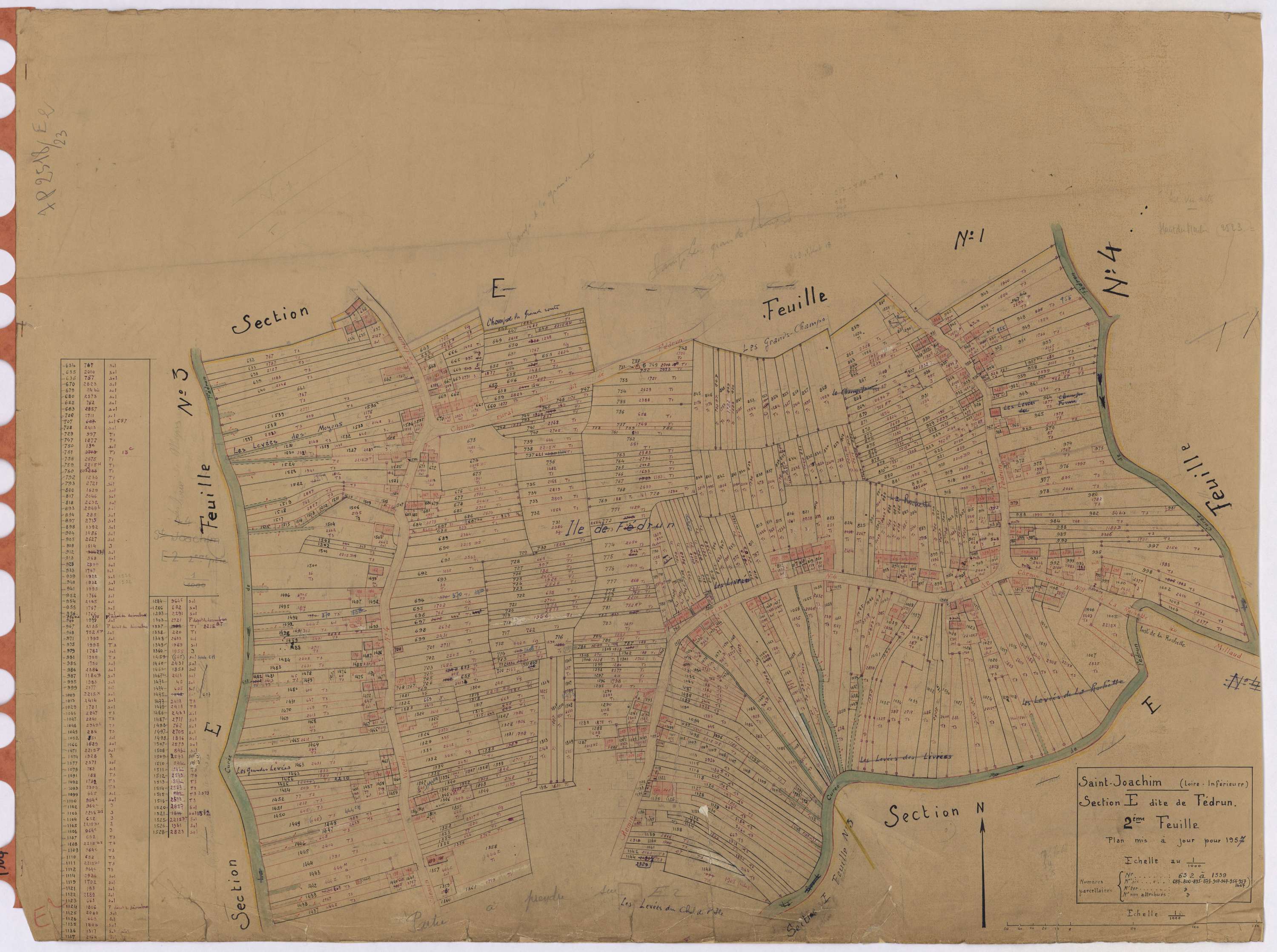 Saint-Joachim - Section E2 Fédrun (section de) ; 632-1539