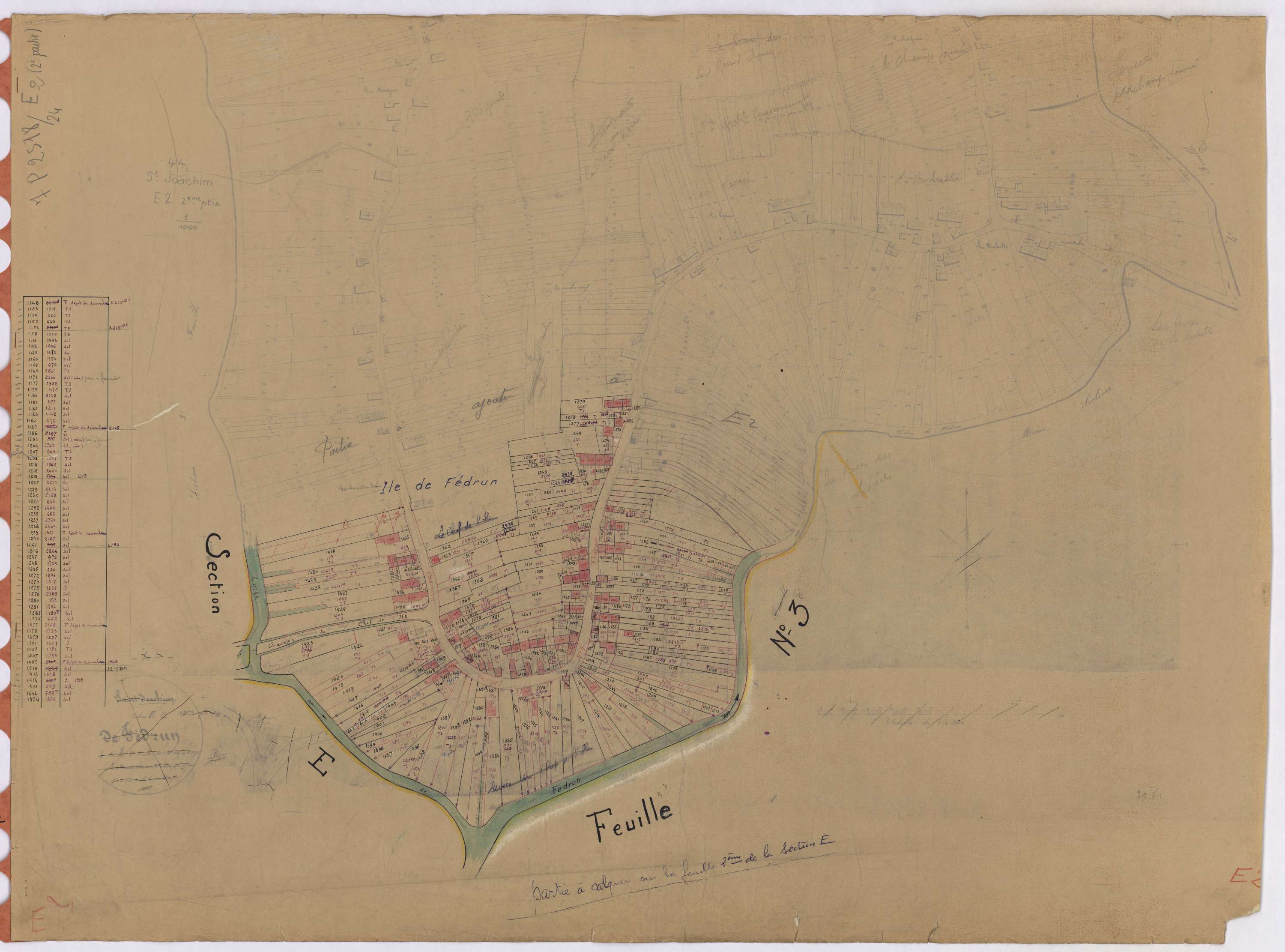 Saint-Joachim - Section E2 Fédrun (section de) ; 632-1539