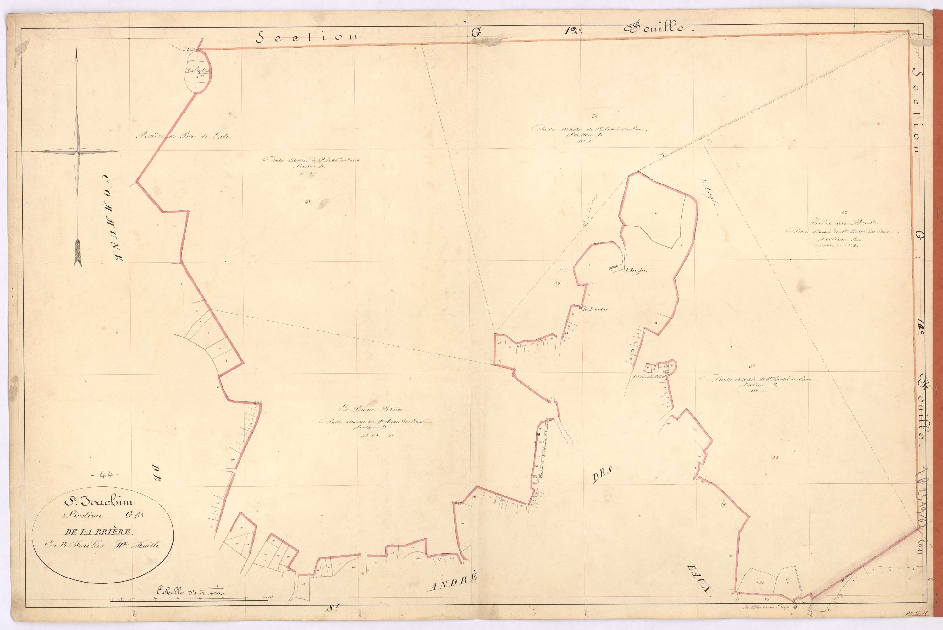 Saint-Joachim - Section G11 Brière (section de La)