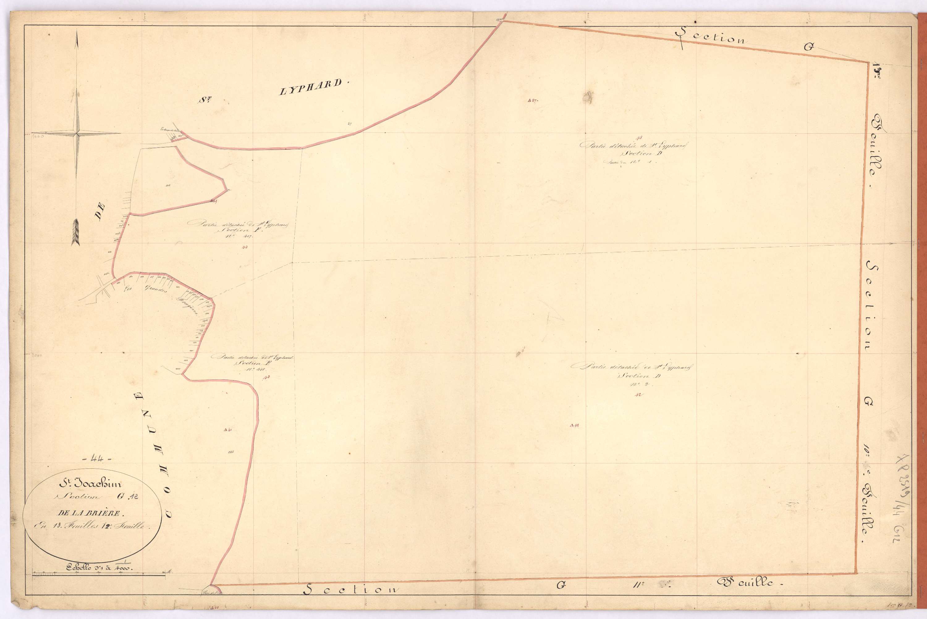 Saint-Joachim - Section G12 Brière (section de La)