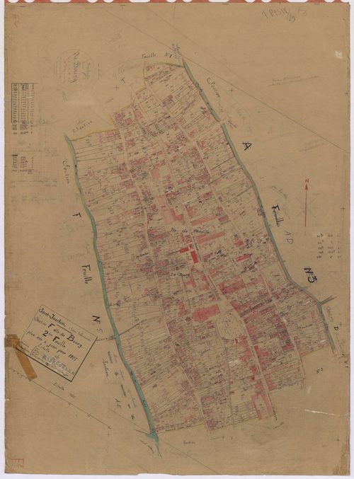 Saint-Joachim - Section F2 Bourg (section du) ; 691-1466