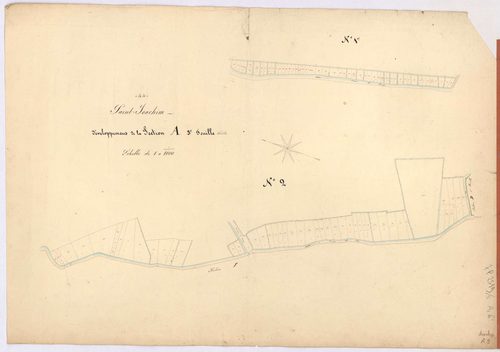 Saint-Joachim - Section A3 (développement) Mazain (section de) ; développement de diverses parcelles