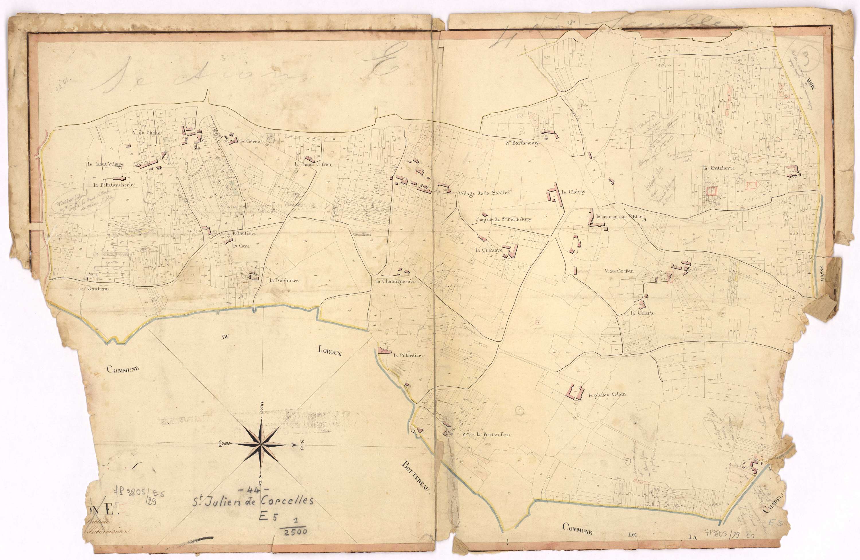 Saint-Julien-de-Concelles - Section E5 Sablière (section de La)