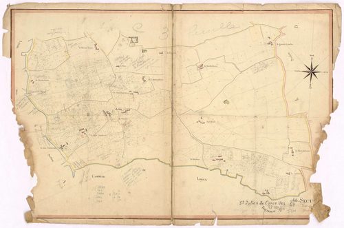 Saint-Julien-de-Concelles - Section C4 Cahereau (section de)