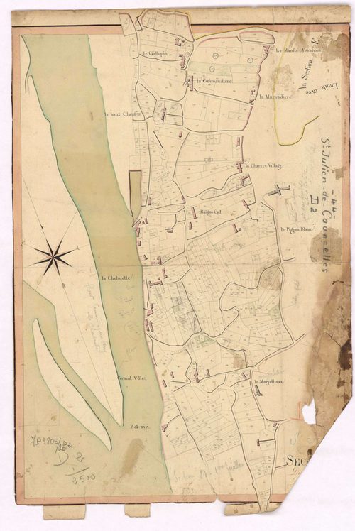 Saint-Julien-de-Concelles - Section D2 Bourg (section du)