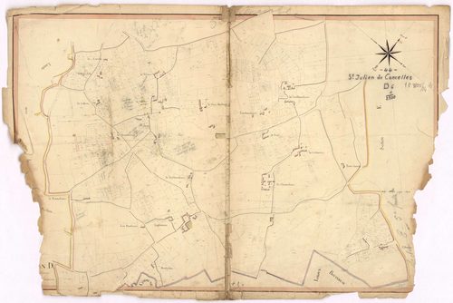 Saint-Julien-de-Concelles - Section D6 Bourg (section du)
