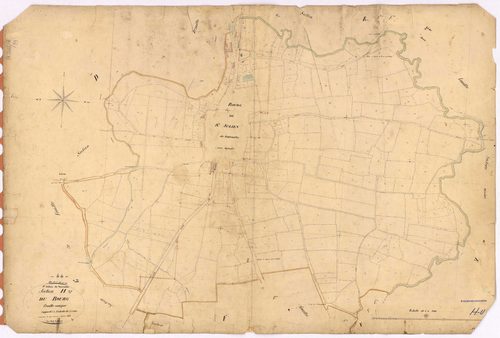Saint-Julien-de-Vouvantes - Section H Bourg (section du) ; 1-441