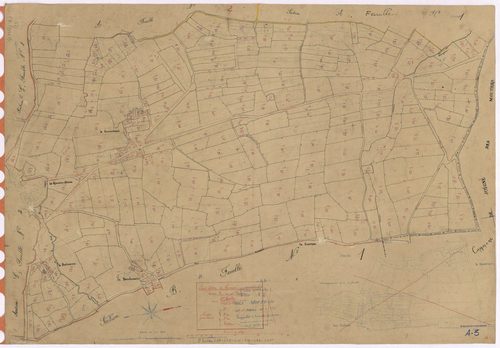 Saint-Julien-de-Vouvantes - Section A3 Mouffais (section des) ; 343-603