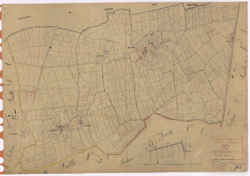 Saint-Julien-de-Vouvantes - Section B2 Beaumont (section de) ; 211-551