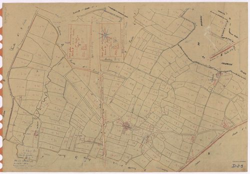 Saint-Julien-de-Vouvantes - Section D2 D3 Guertais (section de La) ; 248-325 ; 326-514