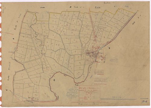 Saint-Julien-de-Vouvantes - Section D4 Guertais (section de la) ; 515-714