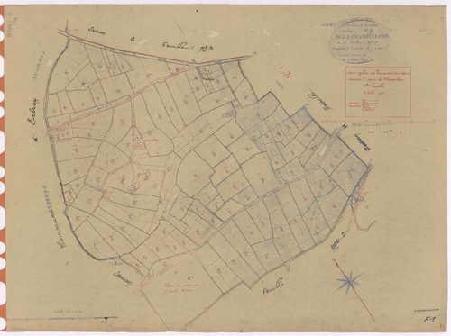 Saint-Julien-de-Vouvantes - Section F1 Champellière (section de la) ; 1-121