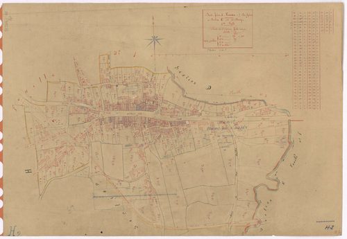 Saint-Julien-de-Vouvantes - Section H2 Bourg (section du) ; 178-422